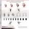 Service Caster 5 Inch 316SS Red Polyurethane Swivel 1/2 Inch Threaded Stem Caster Set Brake SCC SS316TS20S514-PPUB-RED-TLB-121315-4 - alternate 5